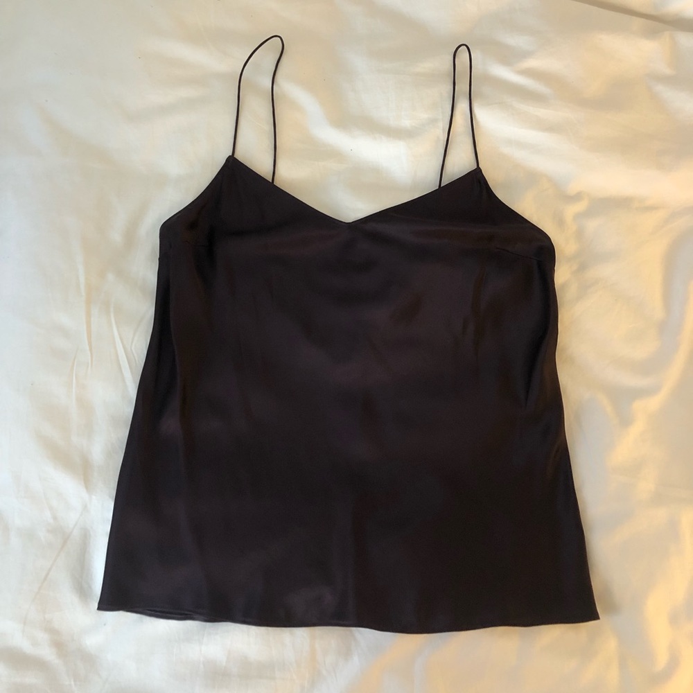 Deep purple silk Cicely Cami by Paige